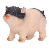 Cute Pig Garden Statue Resin Animals Figurine Outdoor Sculpture Resin Lawn Ornament Mini Pink Black