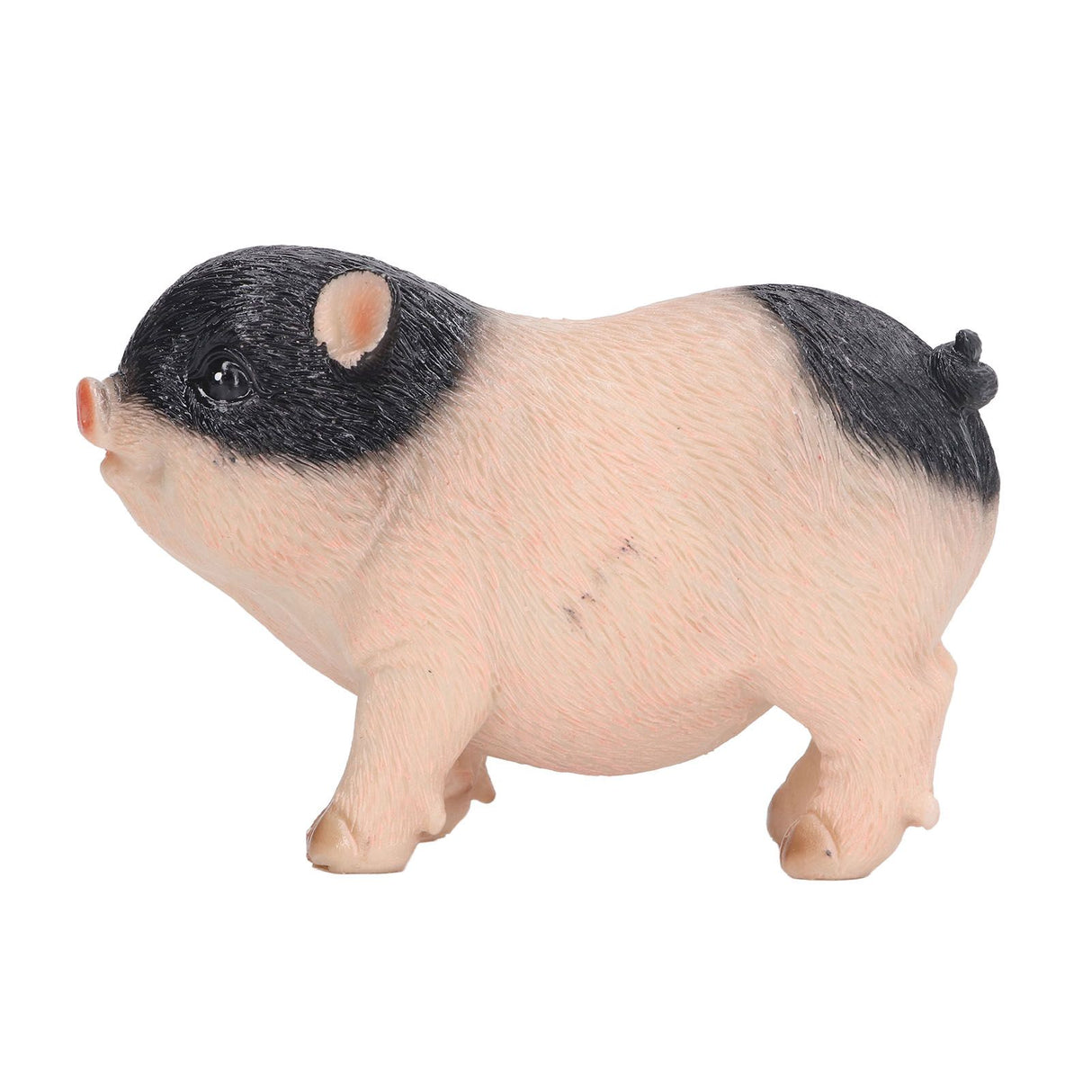Cute Pig Garden Statue Resin Animals Figurine Outdoor Sculpture Resin Lawn Ornament Mini Pink Black