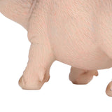 Cute Pig Garden Statue Resin Animals Figurine Outdoor Sculpture Resin Lawn Ornament Mini Pink Black - Extra Image