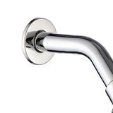 4 Inch Shower Head Plastic Round Wall Mounted Rain Showerhead for Bathroom Shower Accessories - Close-Up Angle