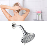 4 Inch Shower Head Plastic Round Wall Mounted Rain Showerhead for Bathroom Shower Accessories - Extra Image