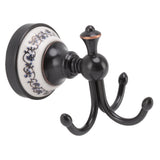 Wall Mounted Coat Hook 3 Prong Retro Look Corrosion Resistance Hanging Towel Hook for Bathroom Bedroom