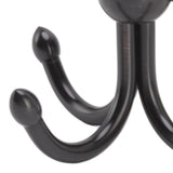Wall Mounted Coat Hook 3 Prong Retro Look Corrosion Resistance Hanging Towel Hook for Bathroom Bedroom