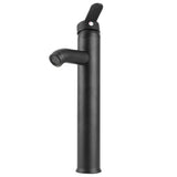 European Antique Faucet Stainless Steel Hot Cold Faucet Toilet Basin Sink Tap for Platform Basin Black