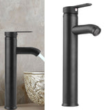 European Antique Faucet Stainless Steel Hot Cold Faucet Toilet Basin Sink Tap for Platform Basin Black - Extra Image