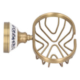Soap Dish Holder Basket Hollow Design Waterproof Rustproof Wall Mounted Antique Bathroom Soap Basket Soap Dish Holder