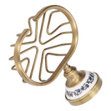 Soap Dish Holder Basket Hollow Design Waterproof Rustproof Wall Mounted Antique Bathroom Soap Basket Soap Dish Holder - Extra Image