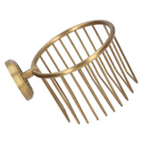Hollow Out Toilet Paper Holder Antique Rust Proof Wall Mounted Tissue Roll Basket Rack for Bathroom - Extra Image