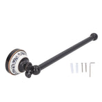Retro Copper Bathroom Towel Bar Single Bath Towel Rack for Kitchen Wall Bathroom Wall