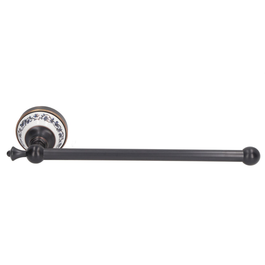 Retro Copper Bathroom Towel Bar Single Bath Towel Rack for Kitchen Wall Bathroom Wall