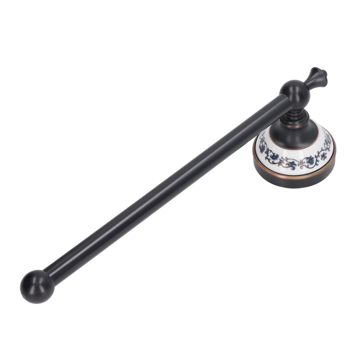 Retro Copper Bathroom Towel Bar Single Bath Towel Rack for Kitchen Wall Bathroom Wall