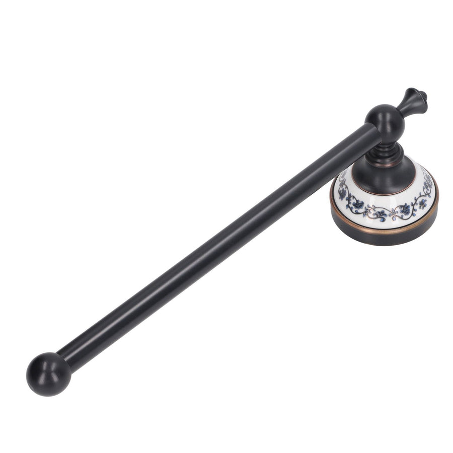 Retro Copper Bathroom Towel Bar Single Bath Towel Rack for Kitchen Wall Bathroom Wall