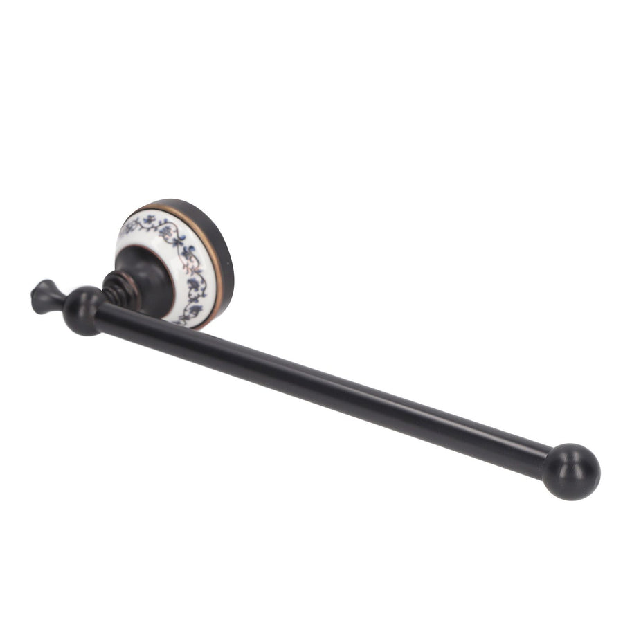 Retro Copper Bathroom Towel Bar Single Bath Towel Rack for Kitchen Wall Bathroom Wall