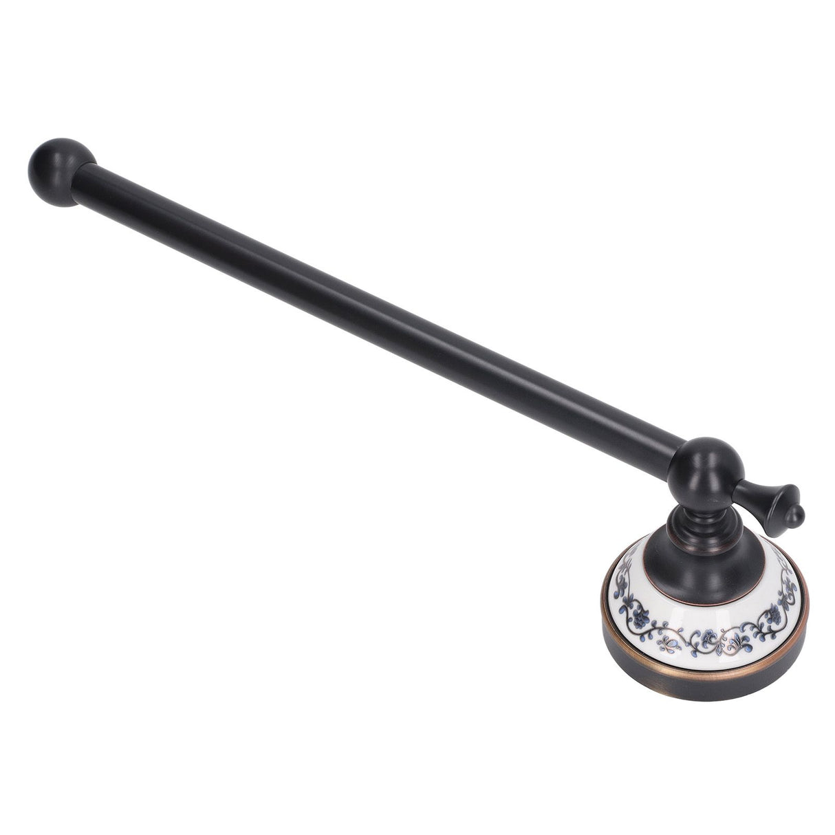 Retro Copper Bathroom Towel Bar Single Bath Towel Rack for Kitchen Wall Bathroom Wall