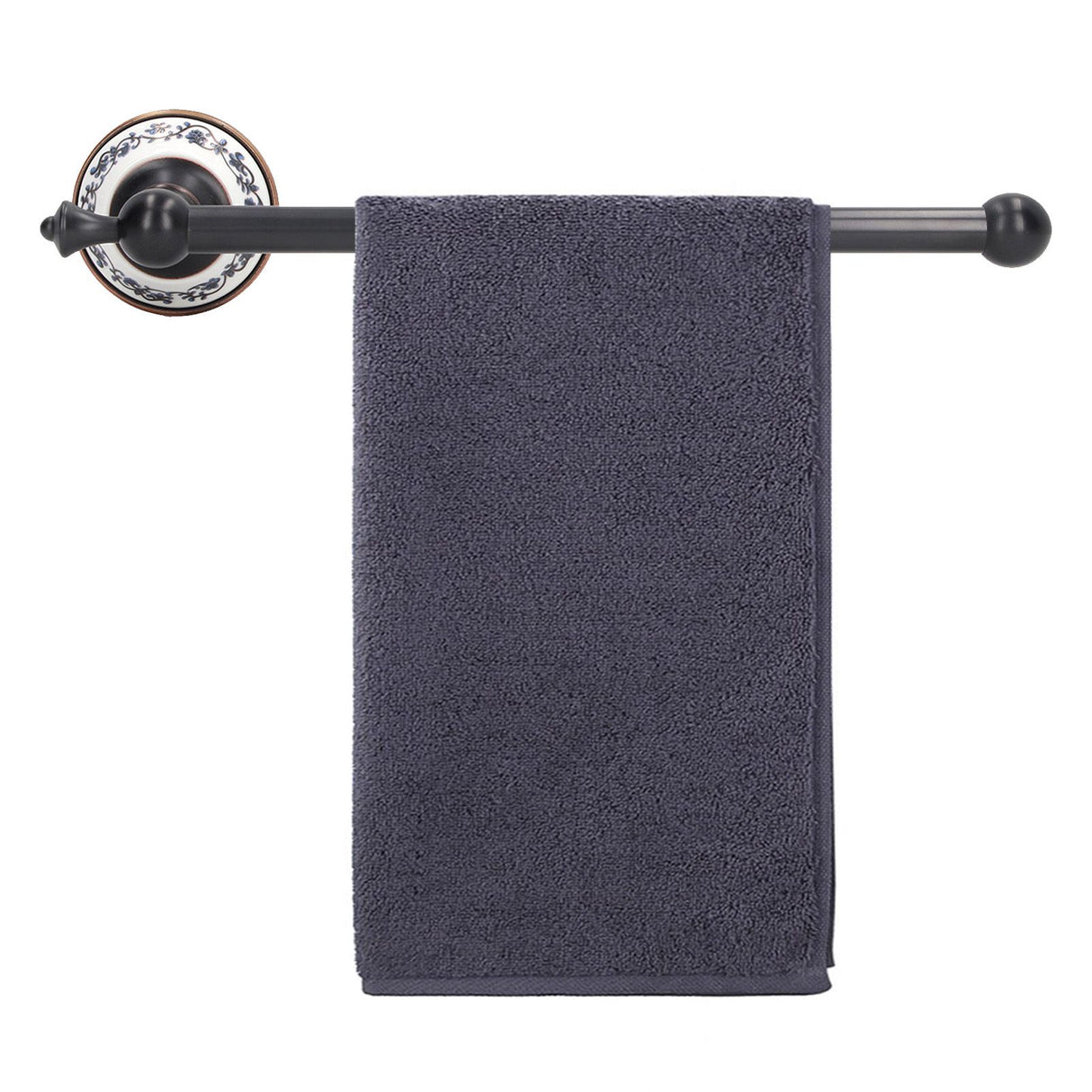 Retro Copper Bathroom Towel Bar Single Bath Towel Rack for Kitchen Wall Bathroom Wall