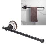 Retro Copper Bathroom Towel Bar Single Bath Towel Rack for Kitchen Wall Bathroom Wall