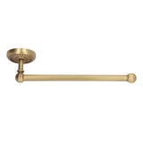Bathroom Towel Rack Vintage Copper Single Rod Twisted Pattern Towel Bar for Hotel Home Kitchen - Extra Image
