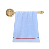 Bathroom Towel Rack Vintage Copper Single Rod Twisted Pattern Towel Bar for Hotel Home Kitchen - Extra Image