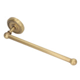 Bathroom Towel Rack Vintage Copper Single Rod Twisted Pattern Towel Bar for Hotel Home Kitchen - Extra Image