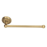 Bathroom Towel Rack Vintage Copper Single Rod Twisted Pattern Towel Bar for Hotel Home Kitchen - Extra Image
