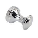 Robe Hook Simple Beautiful Copper Single Wall Hooks Clothes Hook for Bathrooms Barber Stores Plating Color - Top-Down View
