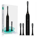 Electric Toothbrush 6 Levels Mode USB Rechargeable Indicator Light IPX 7 Waterproof Portable Toothbrush for Home