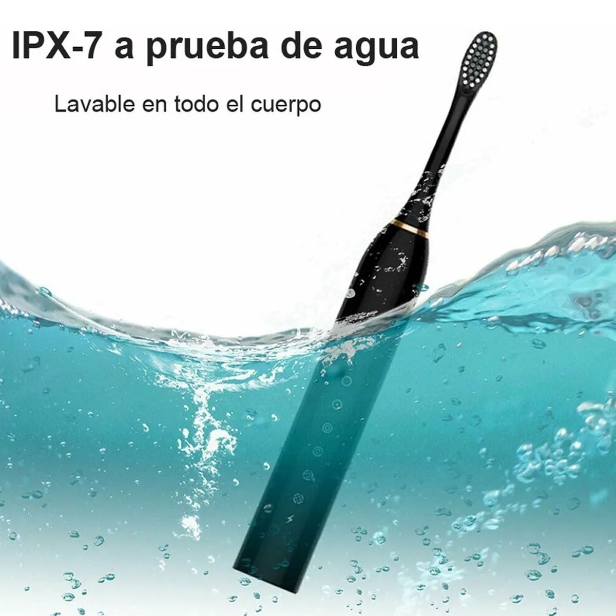 Electric Toothbrush 6 Levels Mode USB Rechargeable Indicator Light IPX 7 Waterproof Portable Toothbrush for Home