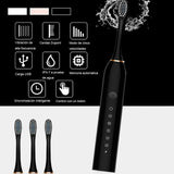 Electric Toothbrush 6 Levels Mode USB Rechargeable Indicator Light IPX 7 Waterproof Portable Toothbrush for Home - Extra Image