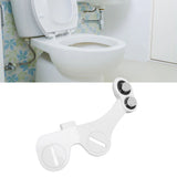 Toilet Bidet Attachment Sprayer Front Back Cleansing Cold Water with 2 Retractable Nozzles