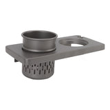 Hair Blow Dryer Holder Organizer Wall Mounted Aluminum Alloy for Bathroom Indoor - Close-Up Angle
