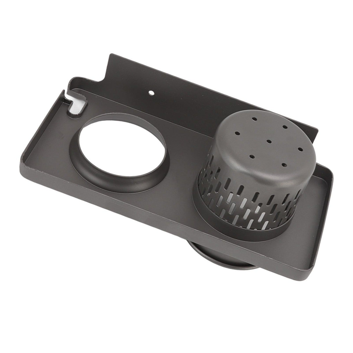 Hair Blow Dryer Holder Organizer Wall Mounted Aluminum Alloy for Bathroom Indoor