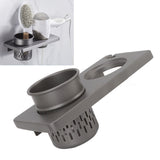 Hair Blow Dryer Holder Organizer Wall Mounted Aluminum Alloy for Bathroom Indoor - Extra Image