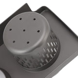 Hair Blow Dryer Holder Organizer Wall Mounted Aluminum Alloy for Bathroom Indoor - Extra Image