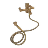 Brass Bathroom Shower European Antique Simple Wall Mount Handheld Shower Set with Accessories for Bathroom