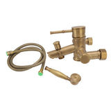 Brass Bathroom Shower European Antique Simple Wall Mount Handheld Shower Set with Accessories for Bathroom