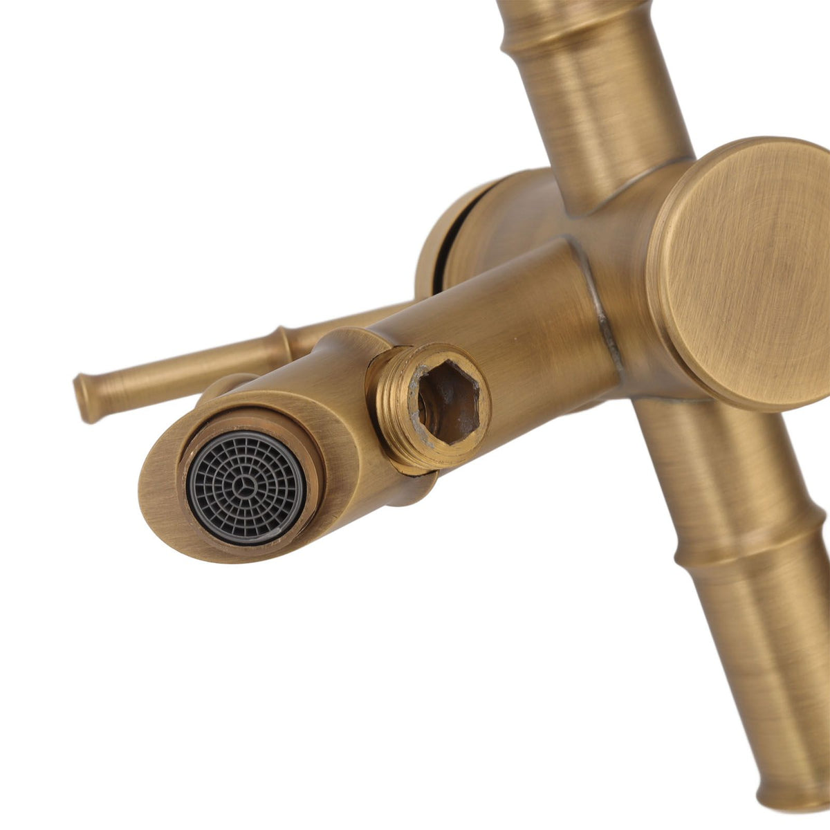 Brass Bathroom Shower European Antique Simple Wall Mount Handheld Shower Set with Accessories for Bathroom
