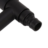 G1/2 Wall Mounted Cold Water Tap 304 Stainless Steel Single Handle Cold Faucet Bathroom Garden Faucet Tap Black for Washing Machine - Extra Image