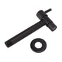 G1/2 Wall Mounted Cold Water Tap 304 Stainless Steel Single Handle Cold Faucet Bathroom Garden Faucet Tap Black for Mop Pool