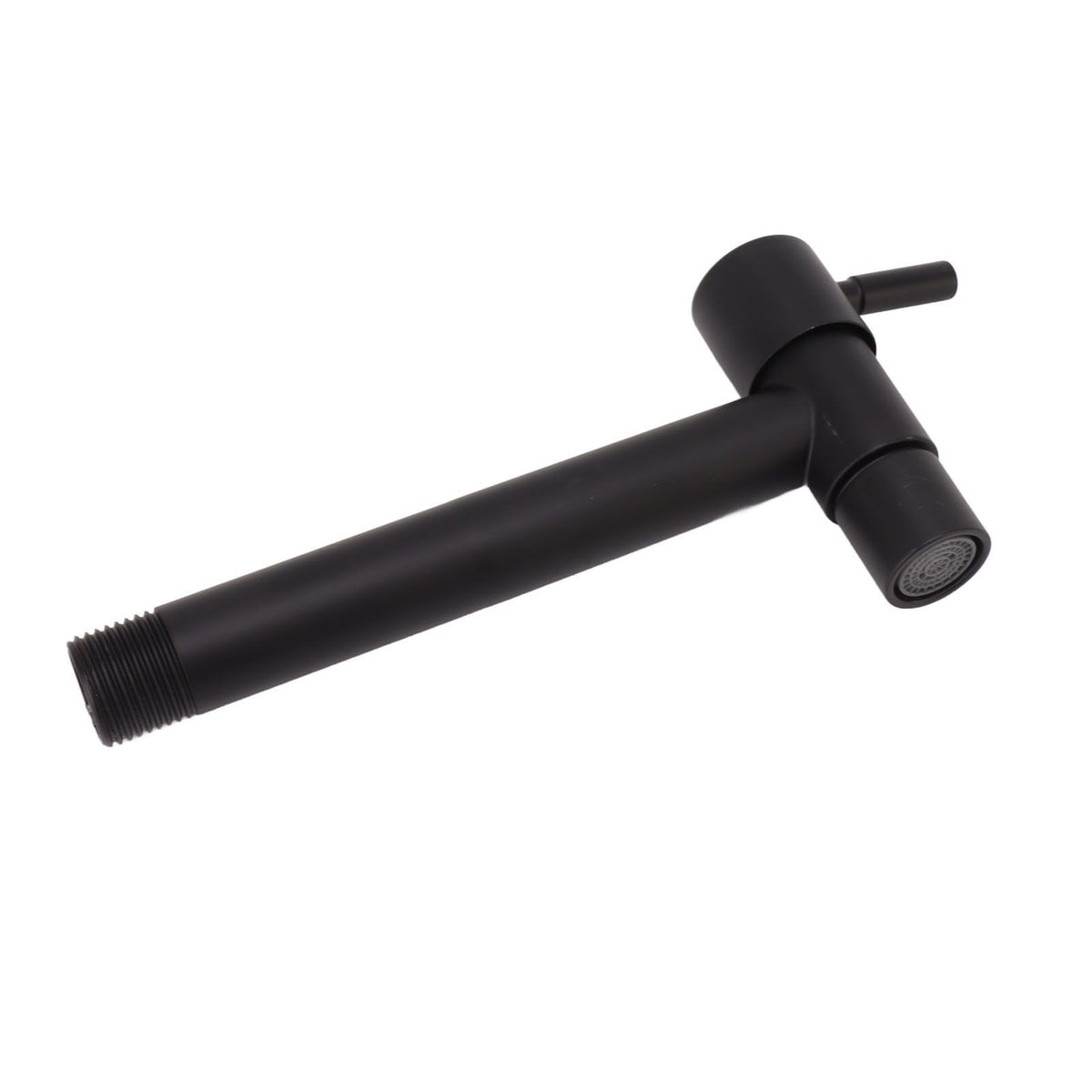 G1/2 Wall Mounted Cold Water Tap 304 Stainless Steel Single Handle Cold Faucet Bathroom Garden Faucet Tap Black for Mop Pool