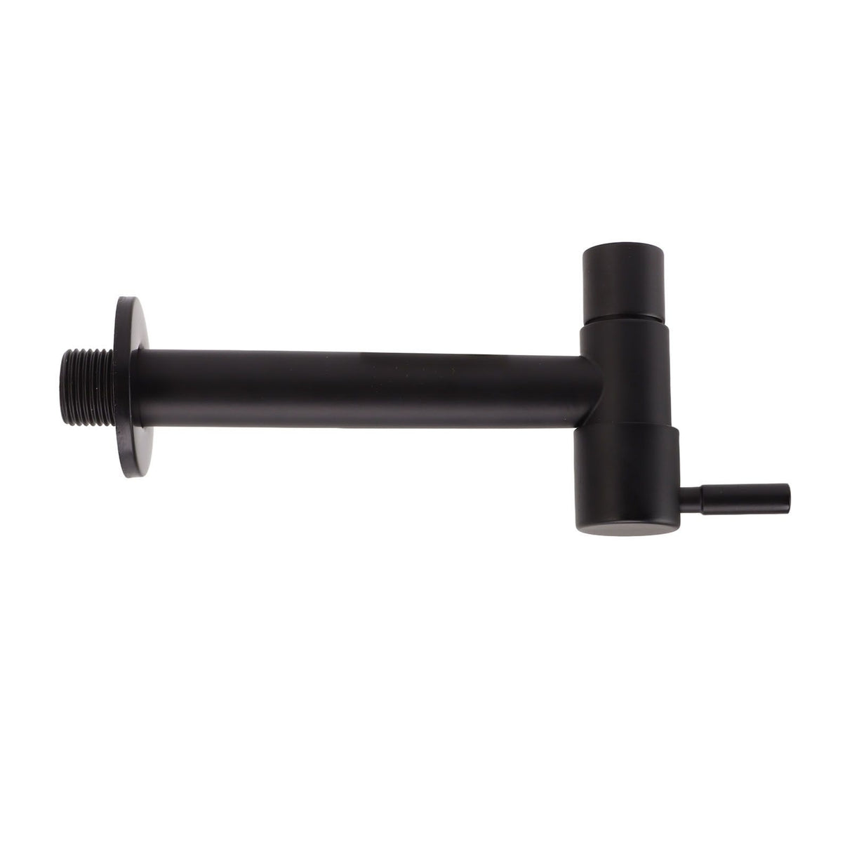 G1/2 Wall Mounted Cold Water Tap 304 Stainless Steel Single Handle Cold Faucet Bathroom Garden Faucet Tap Black for Mop Pool