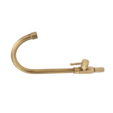 Antique Brass Bathroom Sink Faucet Single Handle Vanity Tap Splash Proof Bathroom Faucet for Home Commercial Use - Extra Image