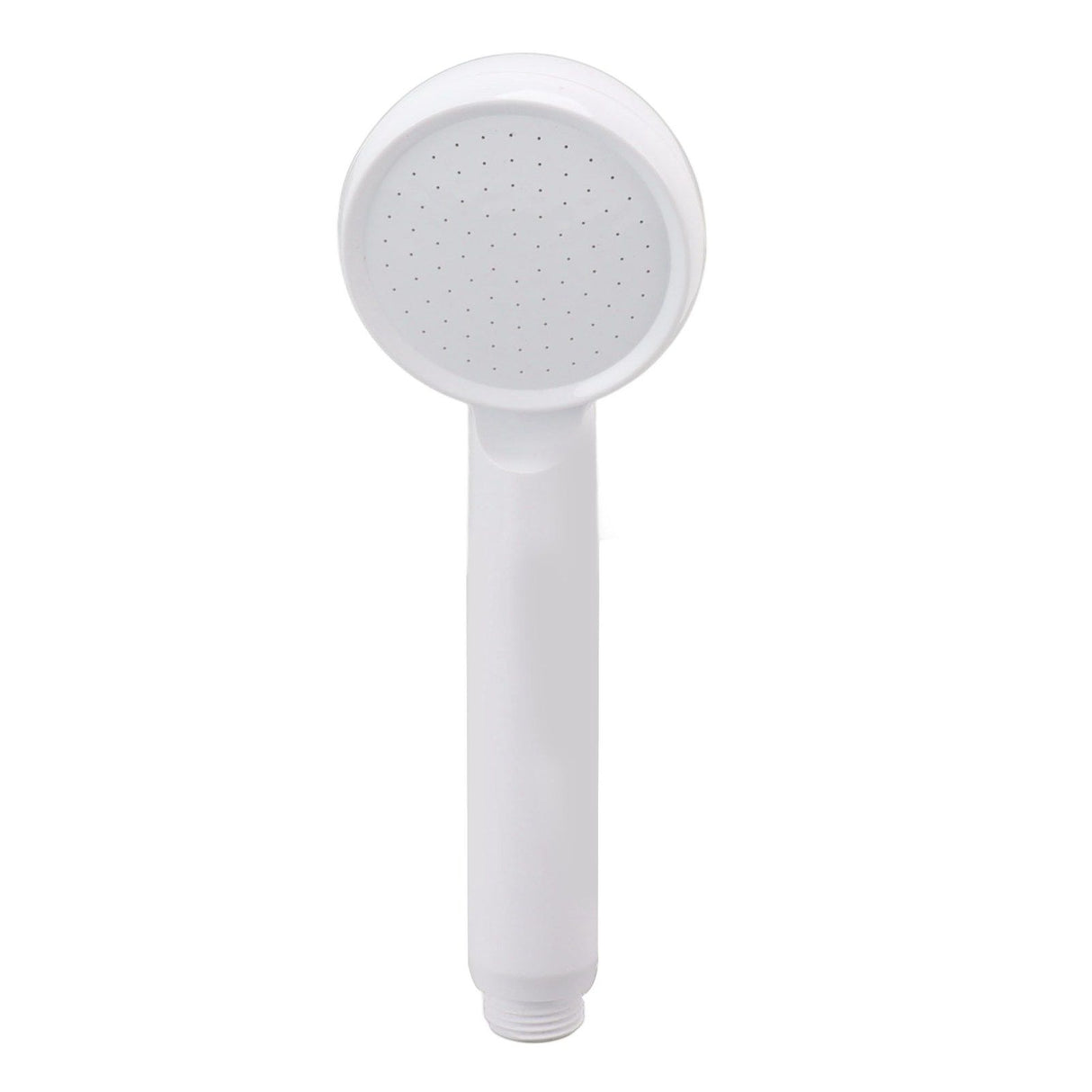 Rain Shower Head Simple Thicken Baking Process Handheld Shower Head with Ergonomic Handle for Bathroom White