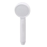 Rain Shower Head Simple Thicken Baking Process Handheld Shower Head with Ergonomic Handle for Bathroom White