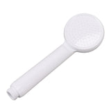 Rain Shower Head Simple Thicken Baking Process Handheld Shower Head with Ergonomic Handle for Bathroom White