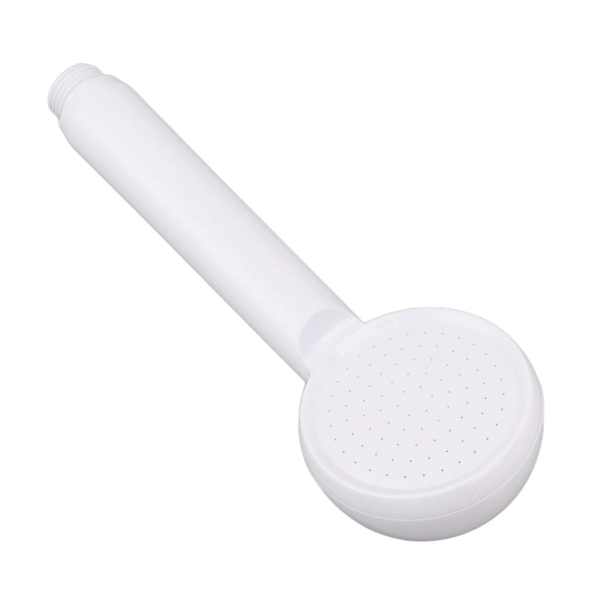 Rain Shower Head Simple Thicken Baking Process Handheld Shower Head with Ergonomic Handle for Bathroom White