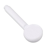 Rain Shower Head Simple Thicken Baking Process Handheld Shower Head with Ergonomic Handle for Bathroom White