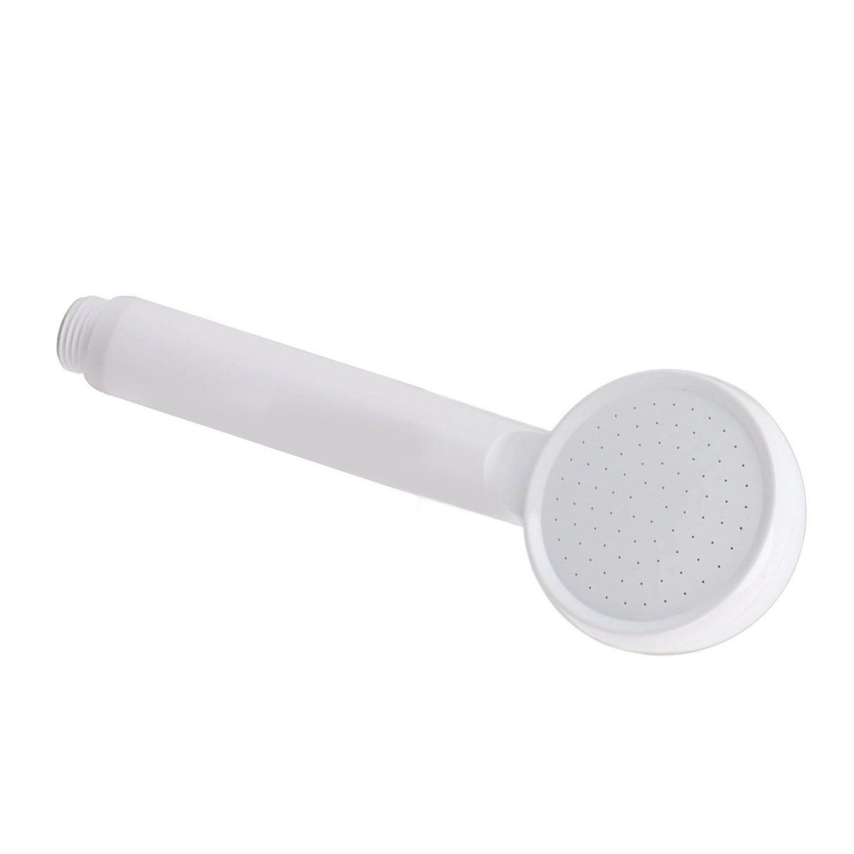 Rain Shower Head Simple Thicken Baking Process Handheld Shower Head with Ergonomic Handle for Bathroom White