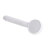 Rain Shower Head Simple Thicken Baking Process Handheld Shower Head with Ergonomic Handle for Bathroom White