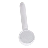 Rain Shower Head Simple Thicken Baking Process Handheld Shower Head with Ergonomic Handle for Bathroom White - Extra Image