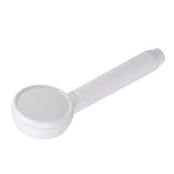Rain Shower Head Simple Thicken Baking Process Handheld Shower Head with Ergonomic Handle for Bathroom White